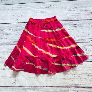 The Children's Place Pink and Orange Tie-Dye Midi Skirt! Size 8